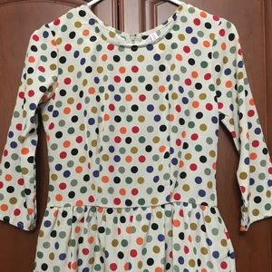Xhilatation polka dots peplum top
